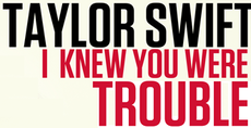 I Knew You Were Trouble disc logo