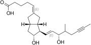 Iloprost 2D structure.svg