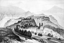 La citadelle au XIXe siècle, illustrée par Alexandre Debelle (1805-1897).