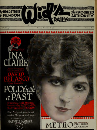 <i>Polly with a Past</i> (film) 1920 film by Leander de Cordova