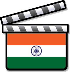Claqueta de película india (variante) .svg