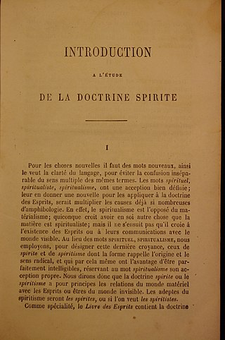 <span class="mw-page-title-main">Spiritism (term)</span>