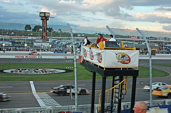 The Iowa Speedway in June 2007.