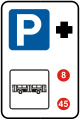 Italian traffic signs - parcheggio di scambio con autobus.svg