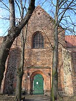Jüterbog, Liebfrauenkirche Südgiebel, 1. Viertel 13. Jh. oder nachträglich