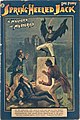 Spring Heeled Jack as depicted by Abraham Lincoln - English penny dreadful (c. 1890)