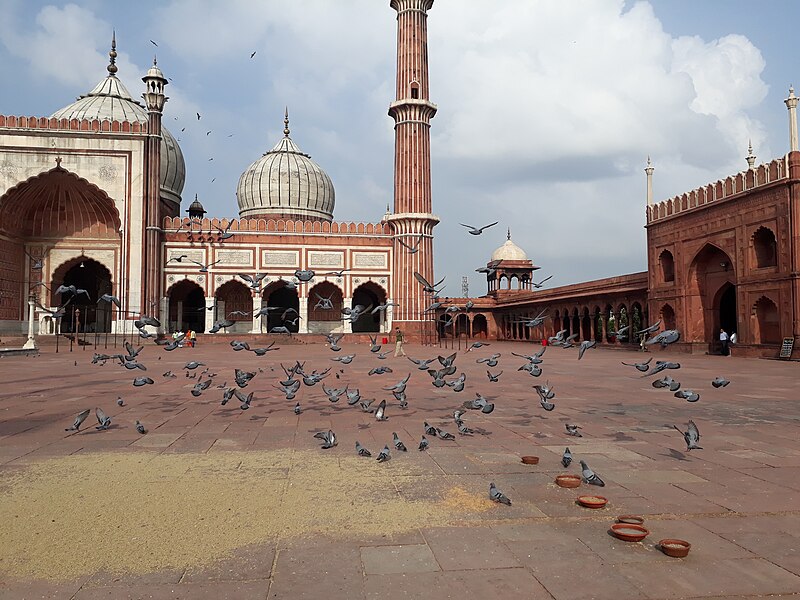 File:Jama Mosque Old Delhi side view.jpg