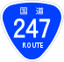 National Route 247 shield