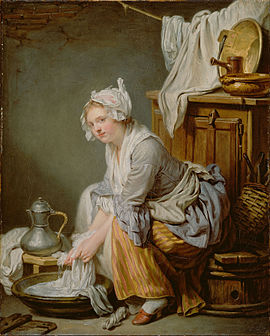 Jean-Baptiste Greuze (Perancis - Cuci (La Blanchisseuse) - Google Art Project.jpg