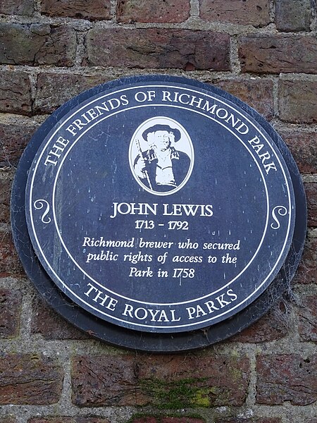 File:John Lewis 1713-1792 Richmond brewer who secured public rights of access to the park in 1758.jpg