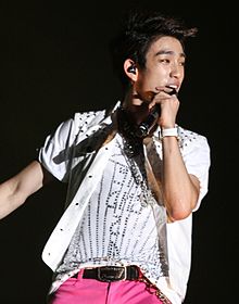 Jr. performing in Singapore on September 2012
