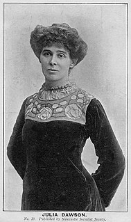 <span class="mw-page-title-main">Julia Dawson</span> British journalist, socialist, and editor (1866–1946)