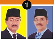 Kandidat Nomor I Pemilihan Gubernur Jawa Barat 2008 (Danny-Iwan).jpg