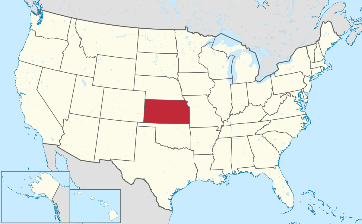 kansas karta Kansas – Wikipedia