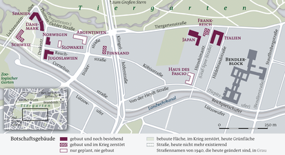 176: Planung der Neugestaltung des Botschaftsviertels in Berlin-Tiergarten