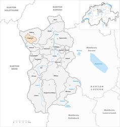 Roggliswil – Mappa