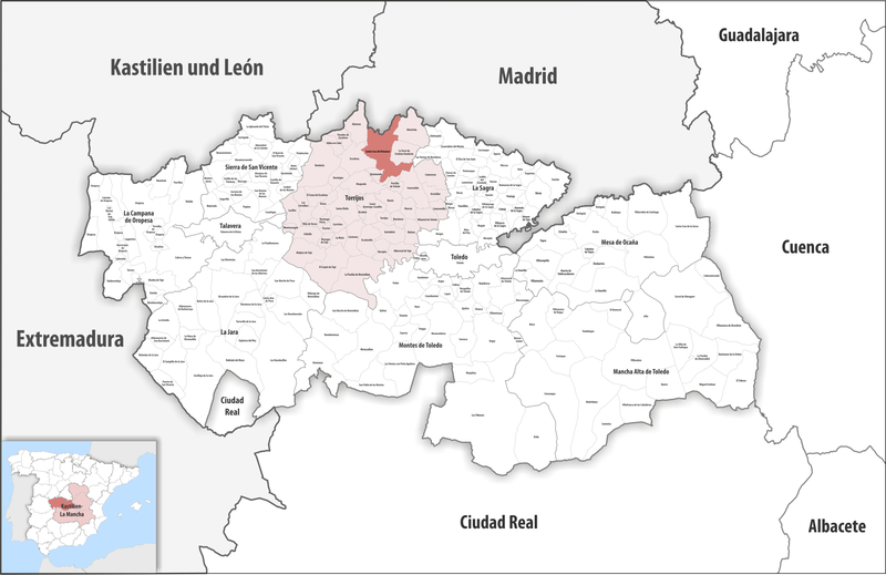 File:Karte Gemeinde Santa Cruz del Retamar 2022.png