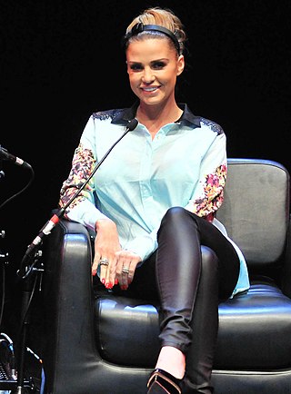 <span class="mw-page-title-main">Katie Price</span> English television personality, businesswoman, model, and singer (born 1978)