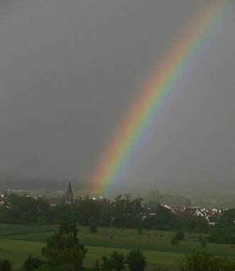 Rainbow over Kemmern Kemmern mit Regenbogen 2006-06-01 klD.jpg