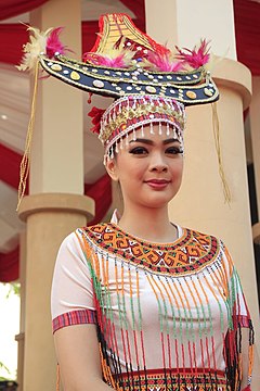 Kezia for 2018 Asian Games torch relay together with Ministry of Youth and Sport of Republic of Indonesia-Imam Nahrawi on 18 July 2018. Kezia Roslin Cikita Warouw For Asian Games 2018 Torch Relay Ceremony.jpg