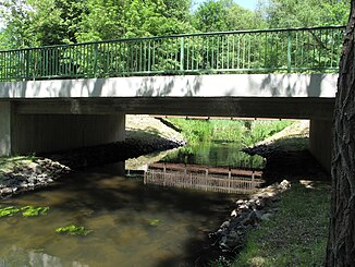 Bridge over the Löcknitz in Kienbaum