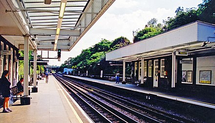 Kingsbury station, London Underground 2000.