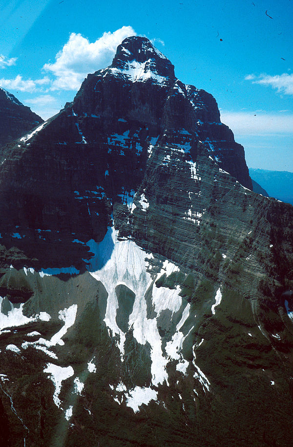 Kinnerly Peak in Glacier National Park in the U.S. state of Montana