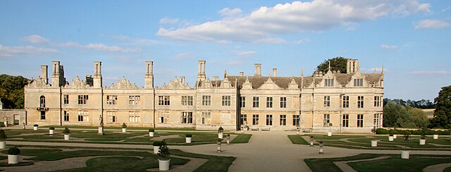 Kirby Hall, Northamptonshire. Relatively unchanged.