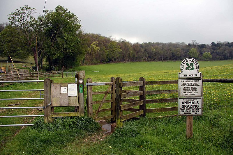 File:Kissing gate to the Holies - geograph.org.uk - 3024893.jpg