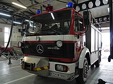 Specjalny, ciężki samochód ratownictwa technicznego SCRt Mercedes