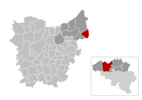 Kruibeke în Provincia Flandra de Est