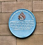 Плакета на кући у којој је Лаури живео од 1948. до 1976.