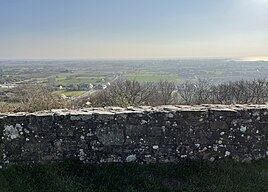 La Pernelle, the panoramic view from the top of the hill