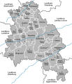 former Landkreis Dingolfing (+ 32 locator maps)