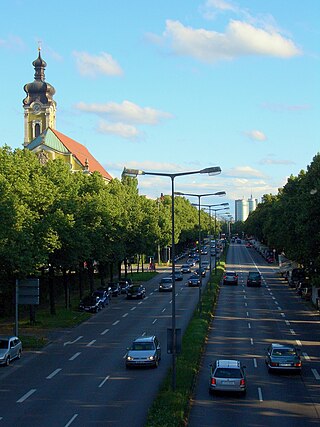 <span class="mw-page-title-main">Landshuter Allee</span> Avenue in Munich, Germany