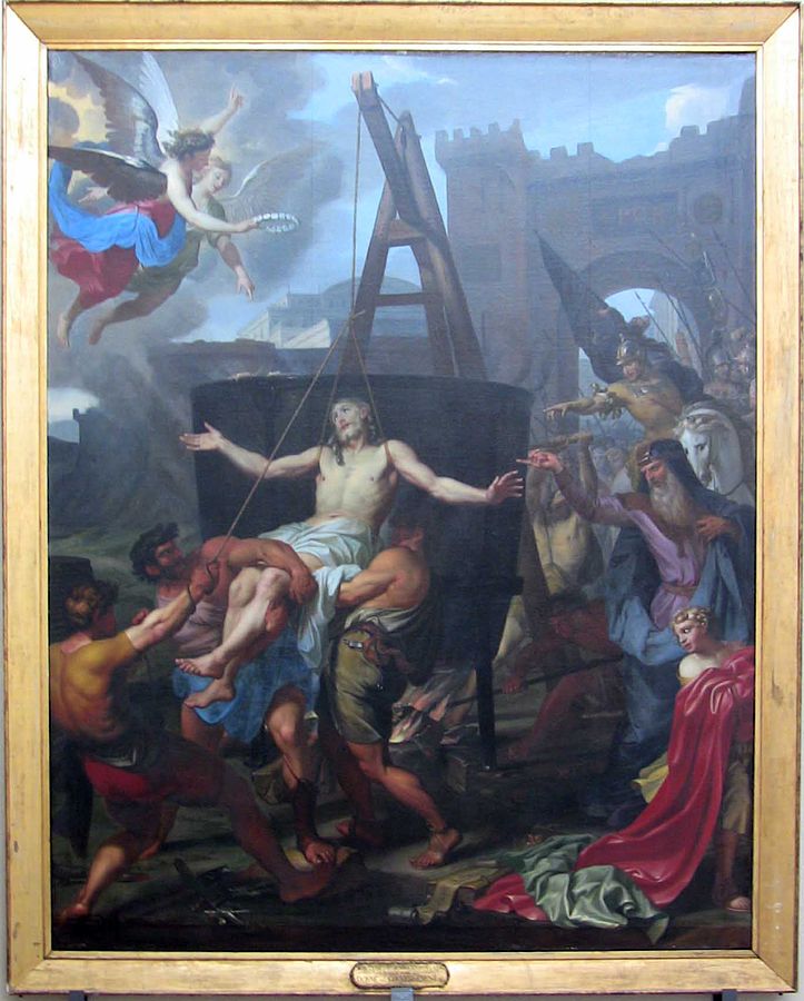 Le Martyre de saint Jean à la porte latine - Daniel Hallé - Crotos