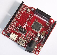 Leaflabs Maple board (obsolete) Leaflabs Maple OSHW with STM32F103RBT6 MCU.jpg