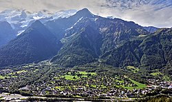 Skyline of Les Houches