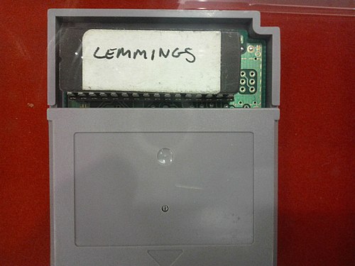 Prototype Lemmings cartridge
