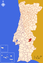 Location of the Estremoz district