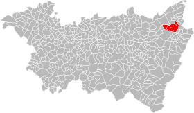 Locația comunității municipalităților din Valea Hure