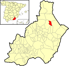 Kaart van Taberno