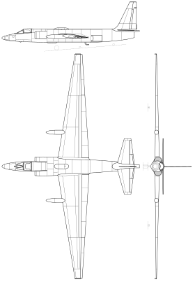 vedere în plan a avionului