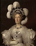 Портрет французской королевы Марии-Амалии Неаполитанской.