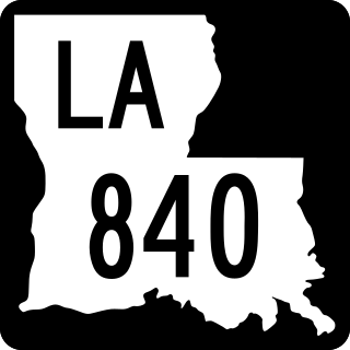 <span class="mw-page-title-main">Louisiana Highway 840</span>