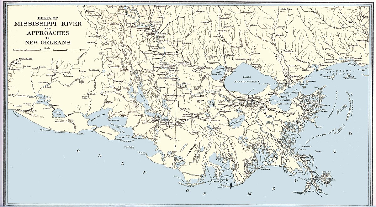 Lower Mississippi River Mileage Chart