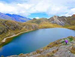 Lake near Pasacancha