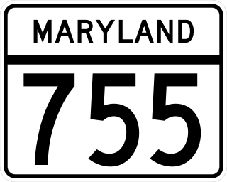 <span class="mw-page-title-main">Maryland Route 755</span> Highway in Maryland, United States