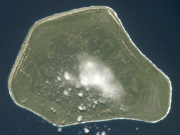 NASA picture of Mangaia Island. Mangaia (Correct Orientation).JPG