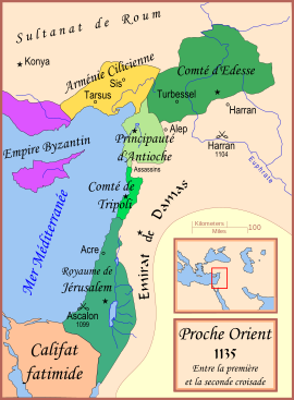 Map Crusader states 1135-fr.svg